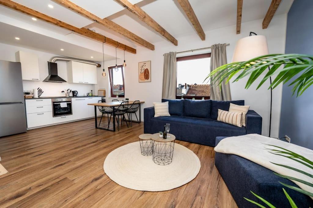 Moderne Maisonette Wohnung Im Fluesseviertel BRE Eksteriør billede